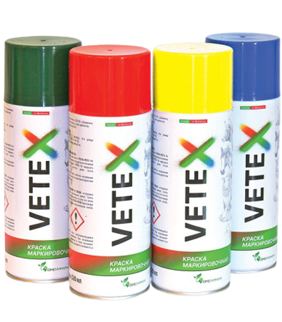 Краска-аэрозоль VETEX (Беларусь)